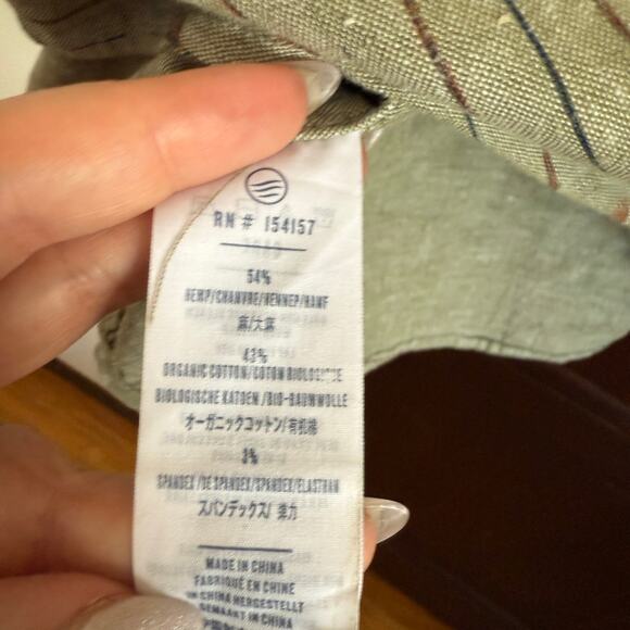 UNITED BY BLUE | Cotton Hemp Button Down Shirt with Fishing Lure Pattern | XL - Picture 6 of 8